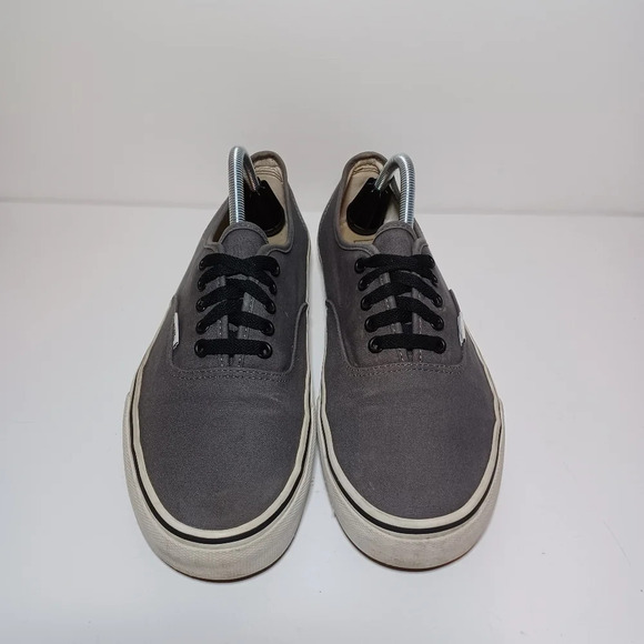 Vans Solid Gray Classic White Sole Lace Up Shoes Men Size 11 TC6D (202 Box 24) - Picture 6 of 9